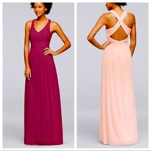 David’s Bridal-W10974-bridesmaid dress-Chianti